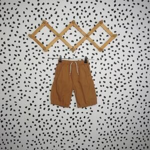 Free Planet Brown Cotton Boys Drawstring Shorts